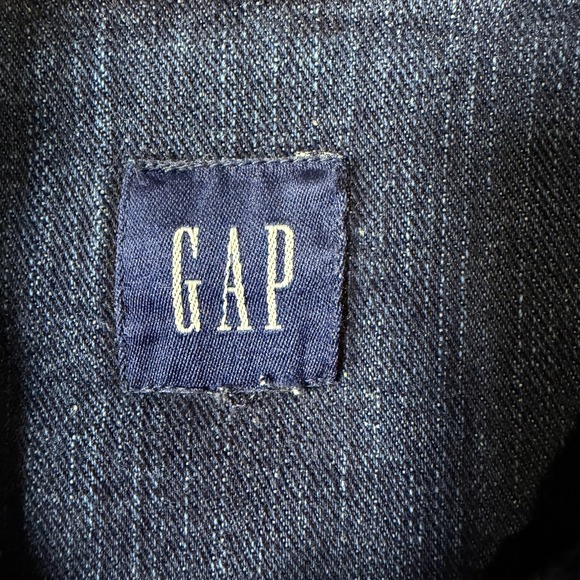 Gap Boho Embroidered Denim Jacket Size XL Floral Cottage Butterflies Indie Y2K - Picture 7 of 10